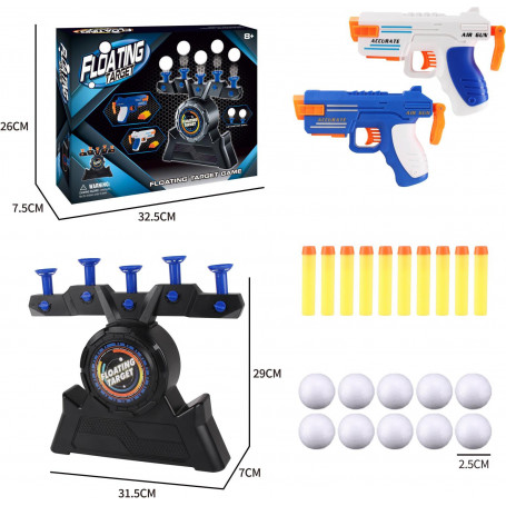 Floating Target Game With 2 Blasters