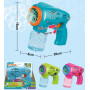 Battery Operated 20cm Bubble Gun With 150ml Solution