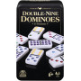 Double 9 Dominoes In Black And Gold