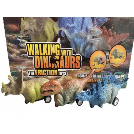 Pullback Dinosaur Car