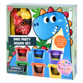 Dino Party Dough Set (6 X 2 Oz Dough Included)