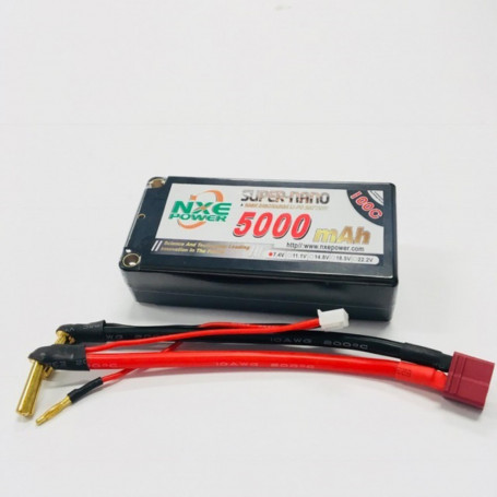 NXE 7.4V 5000mAh 100C Shorty Hc 5mm/Dean