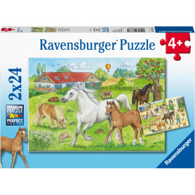 Rburg - At the Stables Puzzle 2x24pc