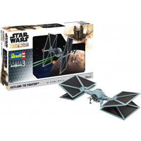Star Wars Model - 1:65 The Mandalorian: Outland TIE Fighter