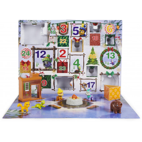 Paw patrol advent calendar with 24 collectible plastic clearance figures