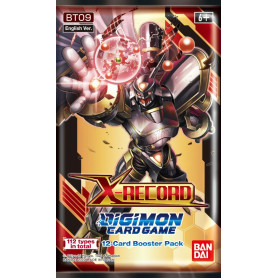 Digimon Card Game Series 09 X Record BT09 Booster Display
