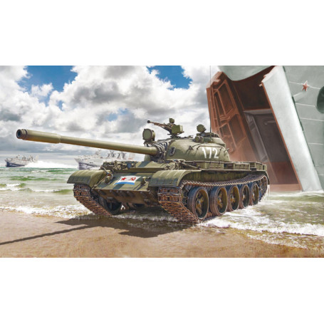 ITALERI T-55 A TANK, NEW MOULD, SUPER DETAILED KIT 1:72