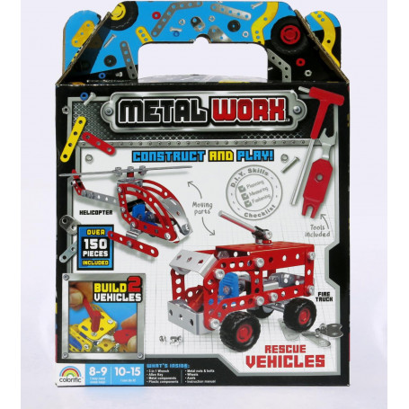 Metal WorX Twin Pack Rescue Vehicles Mr Toys Toyworld