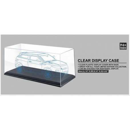 1:18 Black Display Case (L) 35.5cm X (W) 15.6cm X (H) 15.3cm