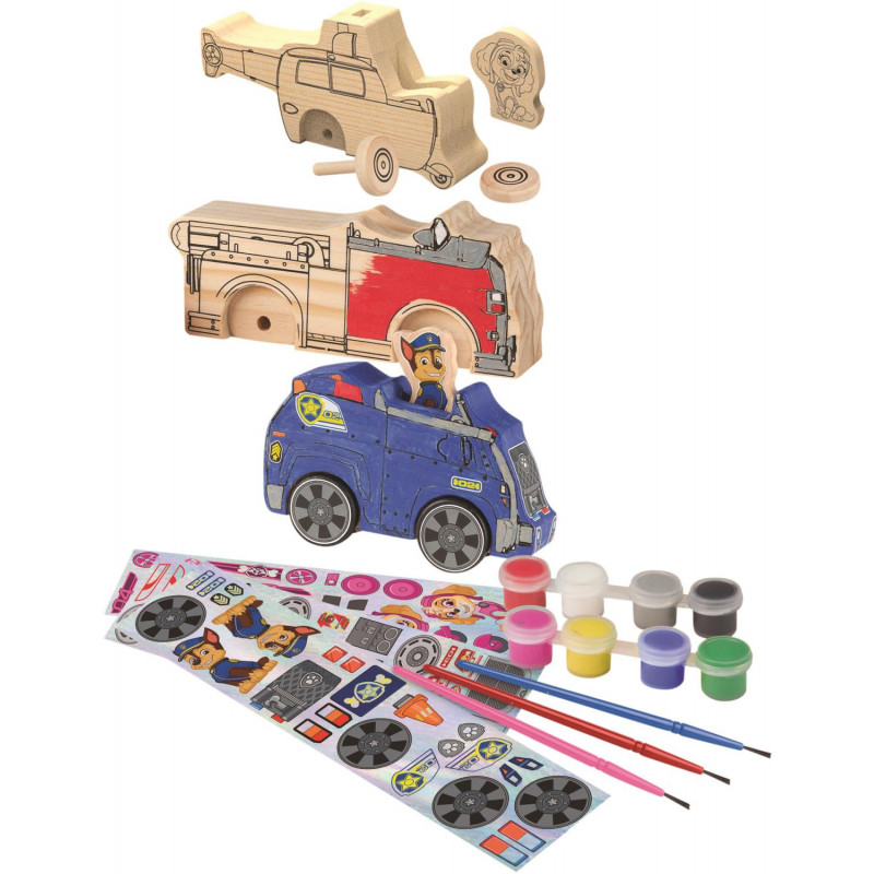 PAW Patrol Wooden Craft Kit - Vehicles main image 0