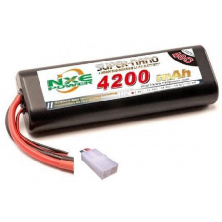 NXE 7.4V 4200mAh 40C Round Hard Case Tamiya