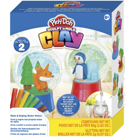 Play Doh Scultp & Mould Clay Water Globes