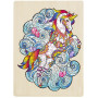 Wooden Jigsaw Unicorn - 129 Pce