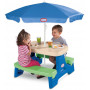 Little Tikes Endless Adventures Easy Store Jr. Table With Umbrella