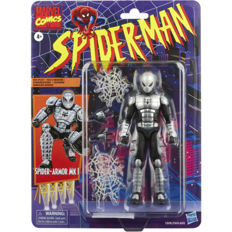 Spider-Man Legends 6 Inch Retro Mk 1 Spider-Man Armor