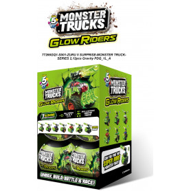 5 Surprise Monster Trucks Night Riders