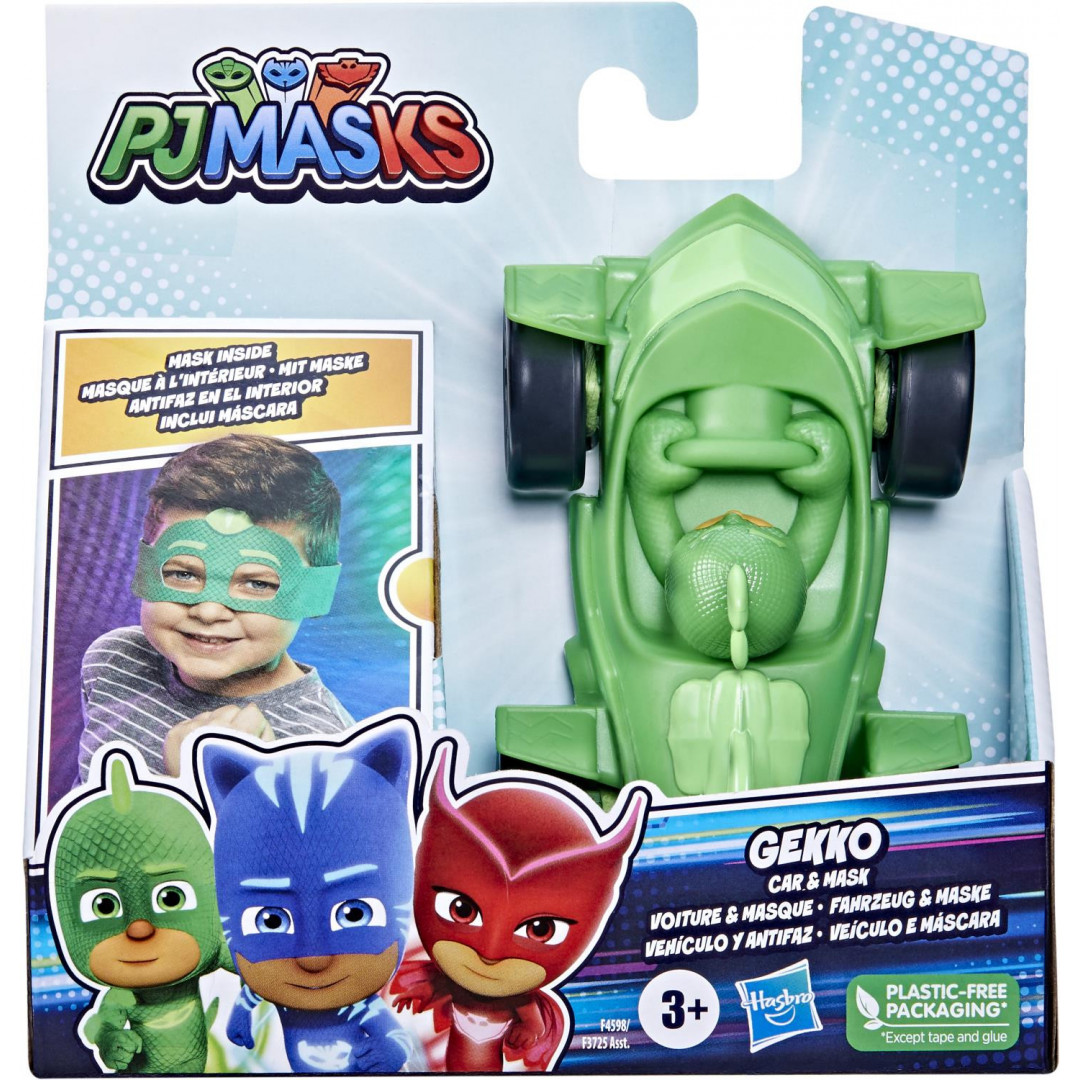 PJ Masks Gekko Car And Mask Set Mr Toys Toyworld