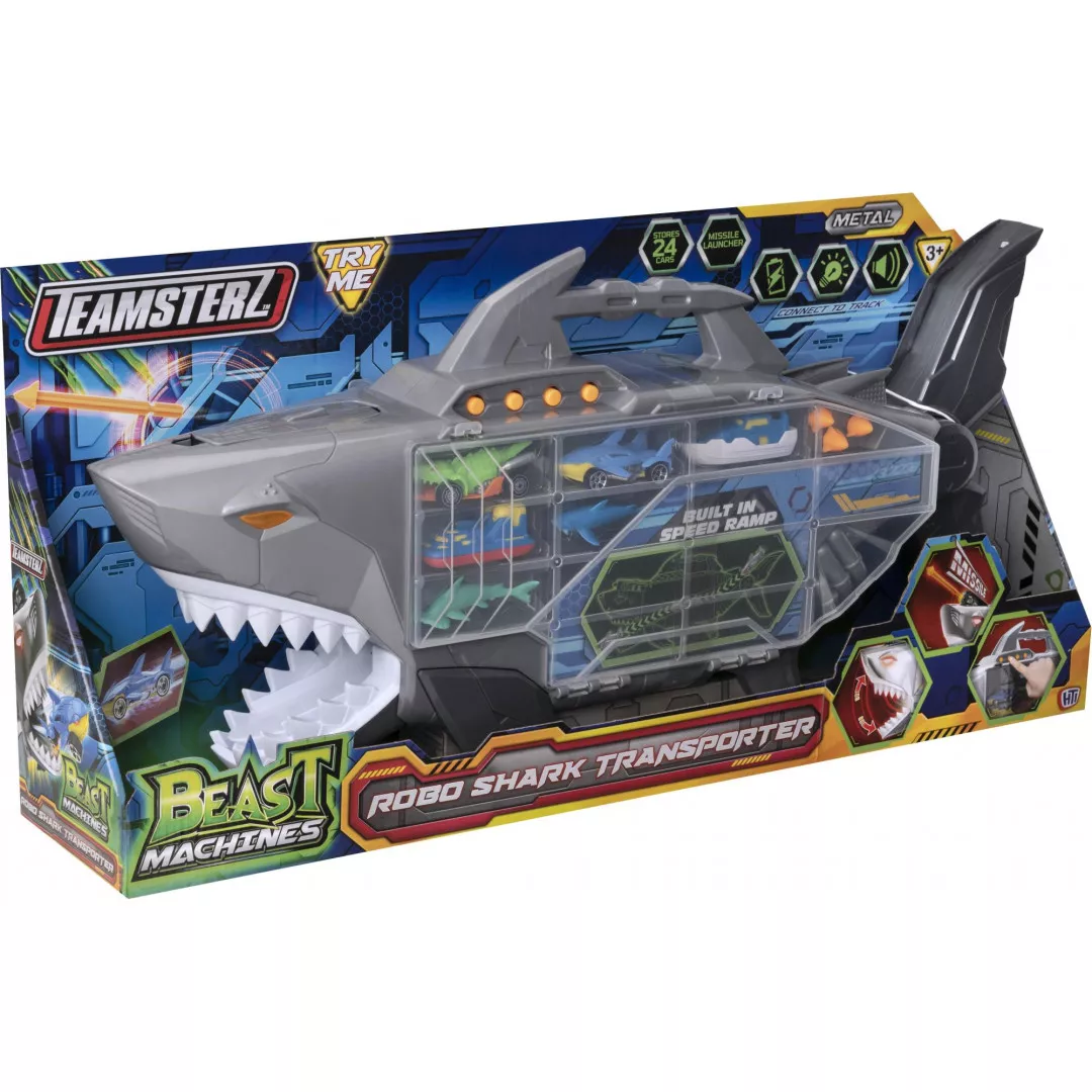 Teamsterz Beast Machines Robo Shark Transporter - Afterpay