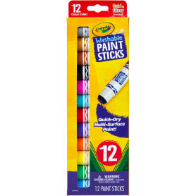 12 Washable Paint Sticks