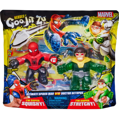 HEROES OF GOO JIT ZU LICENSED MARVEL S5 VERSUS PACK - IRON SPIDER VS DR OCTOPUS