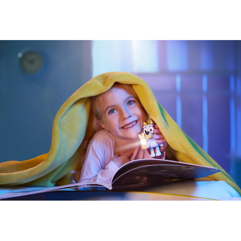 Bluey Goglow Bedtime GoGlow Pal Official Knuffel Zacht Speelgoed 2 In 1 Pluche En Led Nachtlampje Slaaphulp Trooster Met Automatische 10 Minuten Uitschakeling Multicolor 14337af000