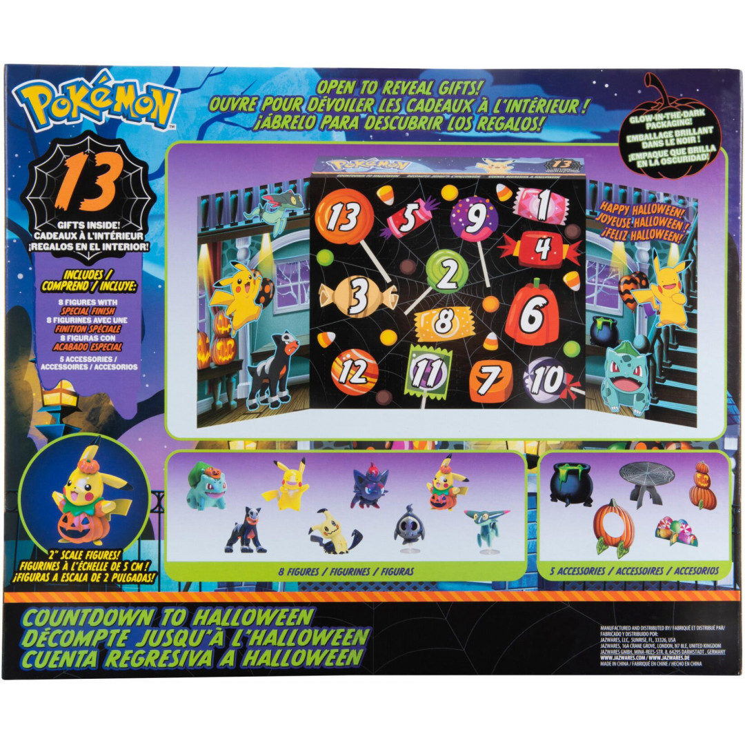 Pokemon Halloween Countdown Calendar Mr Toys Toyworld
