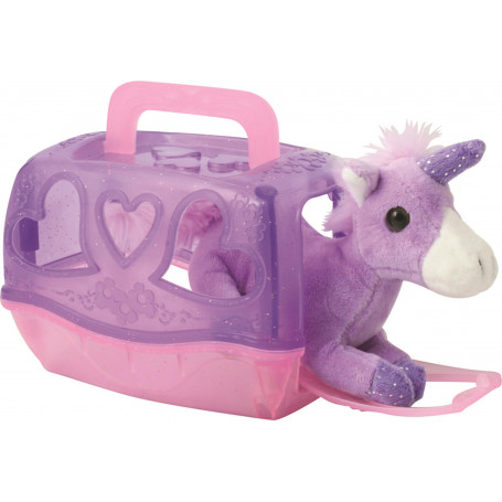 7318 Unicorn Carry Case Critter 14cm