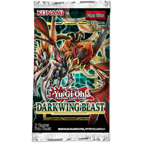 Yugioh Darkwing Blast - 9 X Card Booster