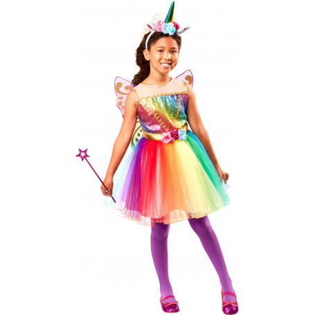 UNICORN RAINBOW TUTU COSTUME - SIZE S