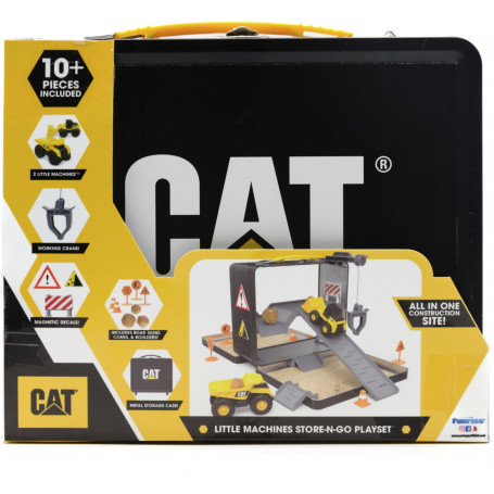 CAT Little Machines Store N Go Playset