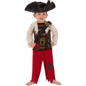 Pirate Matey Costume - Size 3-5 Yrs
