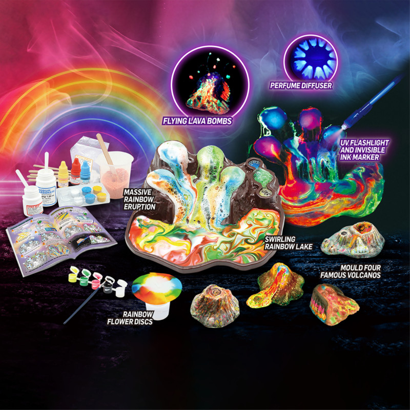 Rainbow Volcano Lava Lab | Mr Toys Toyworld