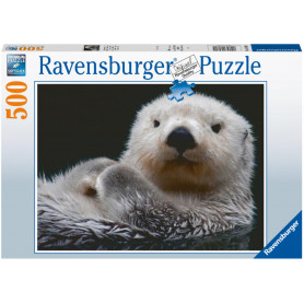 Ravensburger - Adorable Little Otter Puzzle 500Pc