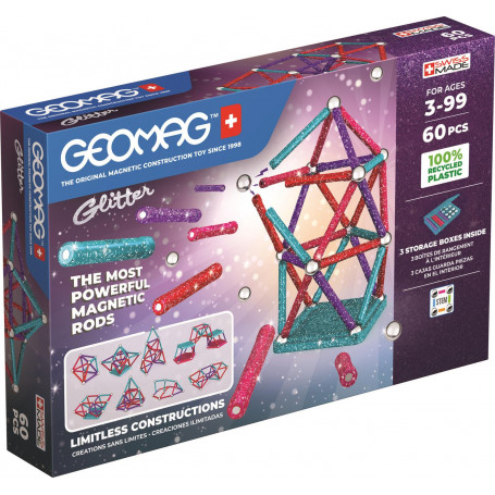 Geomag Glitter Recycled Panels 60