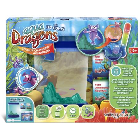 Aqua Dragons - Colour Changing Box Kit with LED Lights