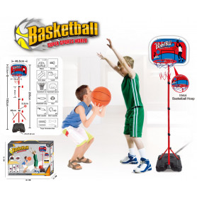 Basketball Stand with Metal Frame & Ball