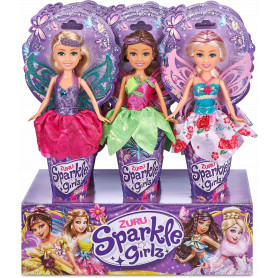 Sparkle Girlz 10.5" Fairy Doll assorted