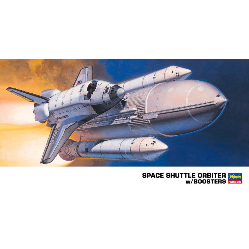 Maquette Navette Spatiale NASA Hasegawa - Échelle 1:200 - Avec Boosters - Kit Construction