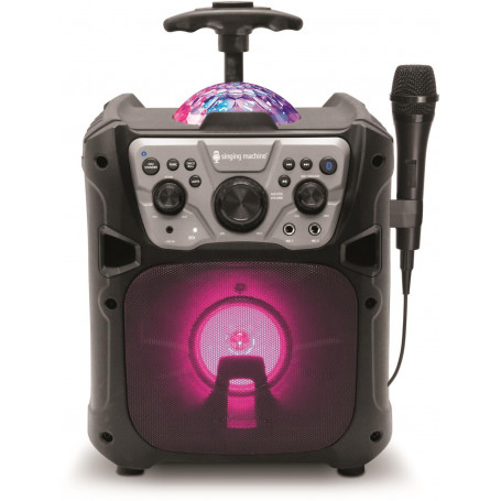 Singing Machine Mini Fiesta- Bluetooth® + Light Show