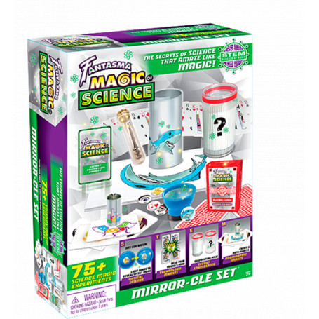 Illusionology Mirror-Cle Set 75+ Science Experiments