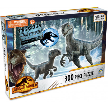 Jurassic World: Dominion 300Pce Crown Puzzle Assorted