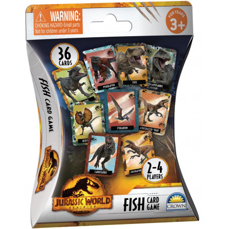 Jurassic World: Dominion Fish Card Game