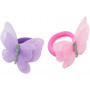 Pink Poppy Rainbow Butterfly Hair Elastics