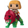 MOTU - He-Man on Battlecat (Flocked TargetCon) Pop! Ride