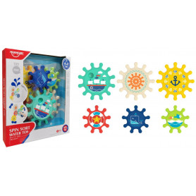 Sensory Suction Spinning Gears