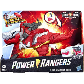POWER RANGERS BATTLE ATTACKERS RED FURY ZORD