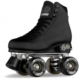 Retro Roller Black Size Adjustable Roller Skates Medium 3-6