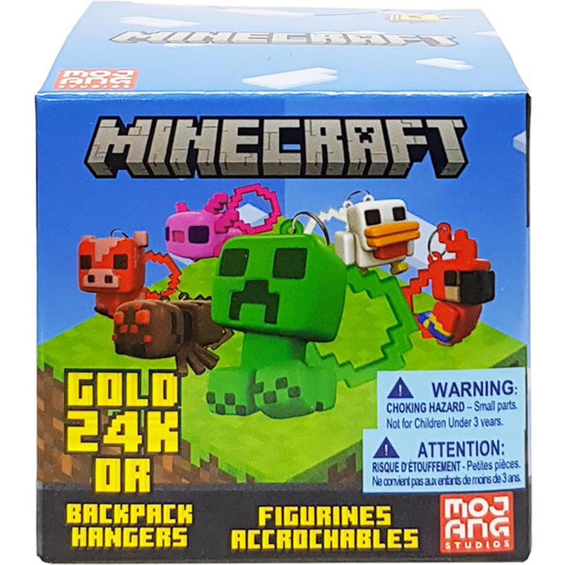 Minecraft Collectible Backpack Hangers Assorted Mr Toys 8025