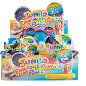 Jumbo Jelly Balloon Rainbow&galaxy