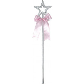 Pink Poppy Pink Bow Star Wand